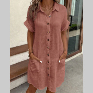 Robe Chemise Boutonnée | Maély™
