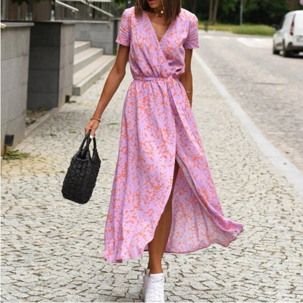 Robe à Motifs Tropicaux | Nora™