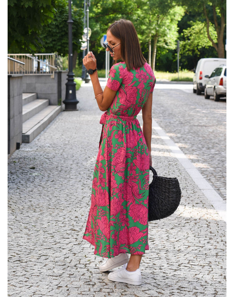 Robe à Motifs Tropicaux | Nora™