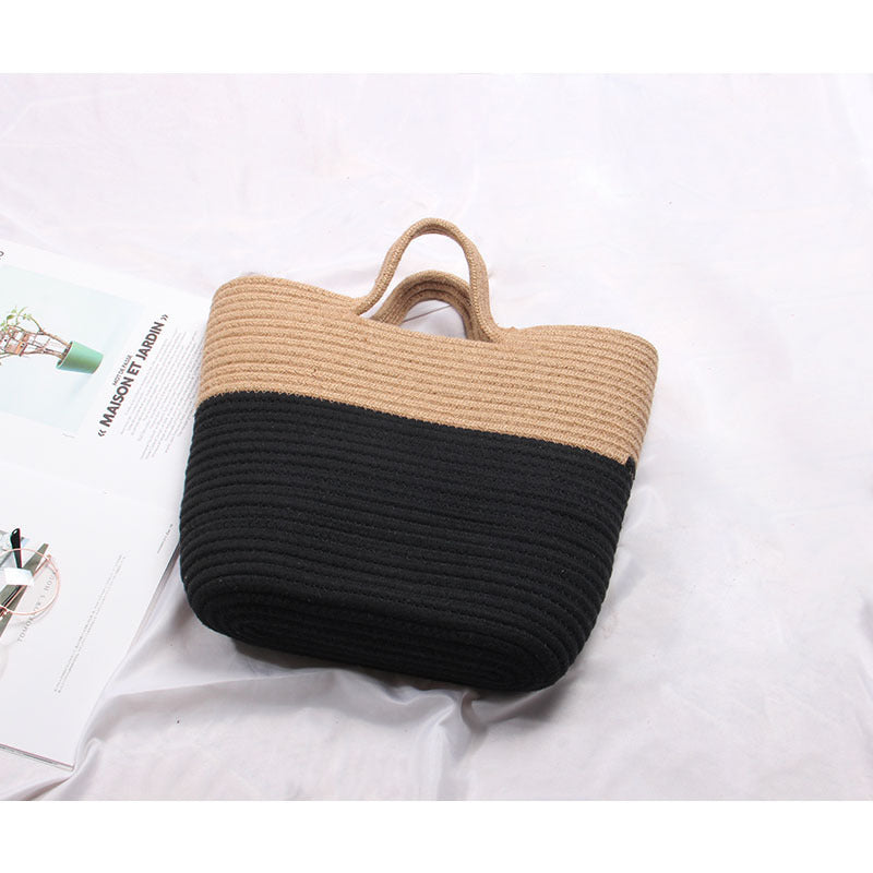 Bicolora™ – Sac en Paille Bicolore