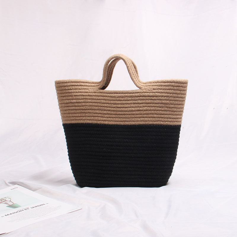 Bicolora™ – Sac en Paille Bicolore