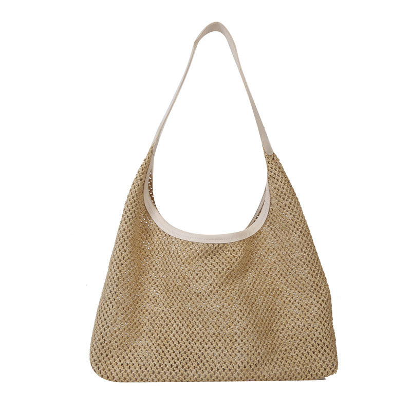 RaffiaLuxe™ – Sac Cabas Grande Capacité