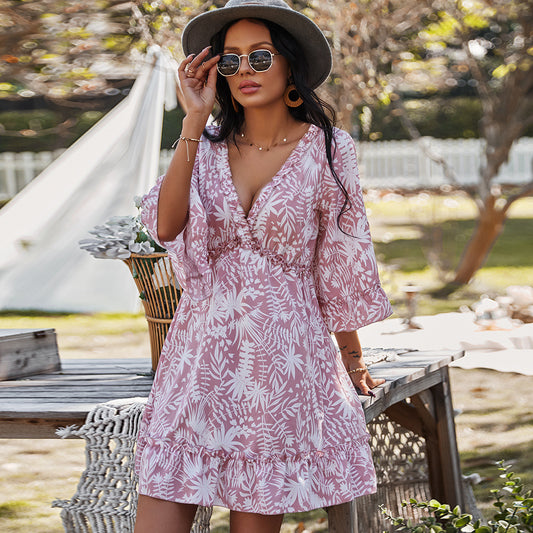 Robe Fluide à Fleurs | Lila™
