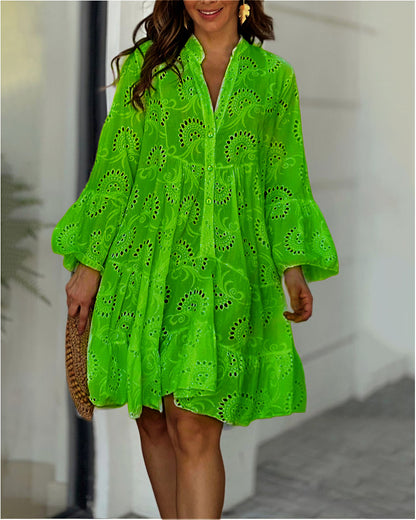Soléna – Robe d’Été Chic Brodée