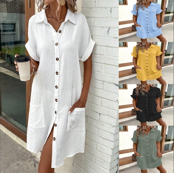 Robe Chemise Boutonnée | Maély™