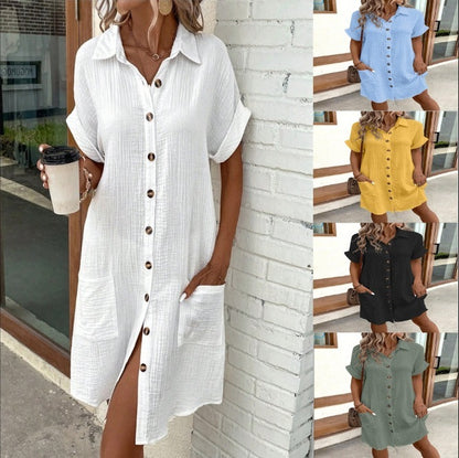Robe Chemise Boutonnée | Maély™