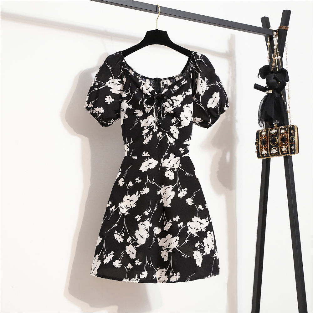 Liora™ Robe Fleurie à Manches