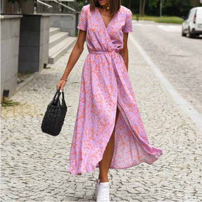 Robe à Motifs Tropicaux | Nora™