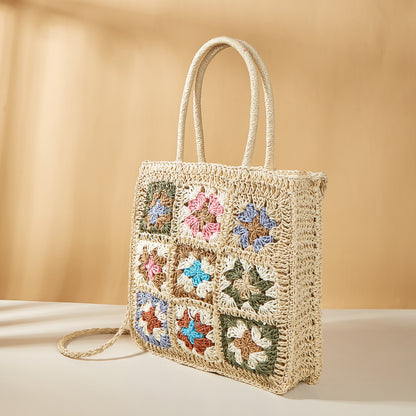 Mosaic™ – Sac Bohème Crocheté Multicolore
