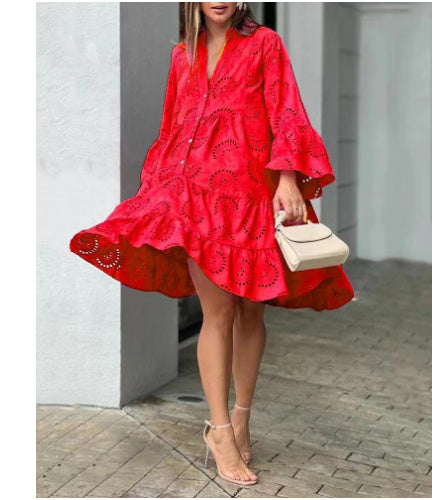 Soléna – Robe d’Été Chic Brodée