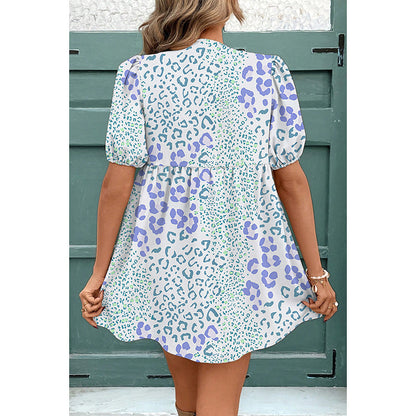 Robe Noémie™ | Nœud Lavande & Imprimé