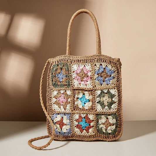 Mosaic™ – Sac Bohème Crocheté Multicolore
