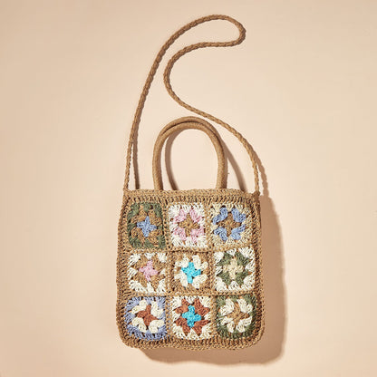 Mosaic™ – Sac Bohème Crocheté Multicolore
