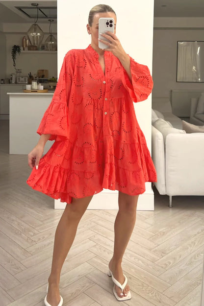 Soléna – Robe d’Été Chic Brodée