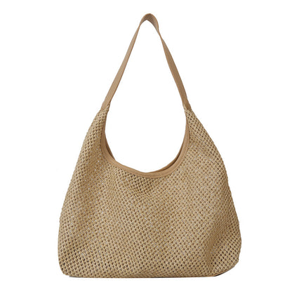 RaffiaLuxe™ – Sac Cabas Grande Capacité