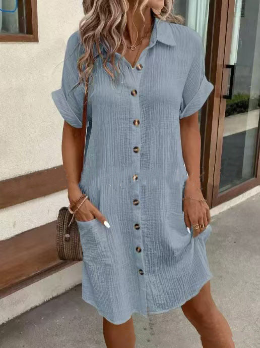 Robe Chemise Boutonnée | Maély™