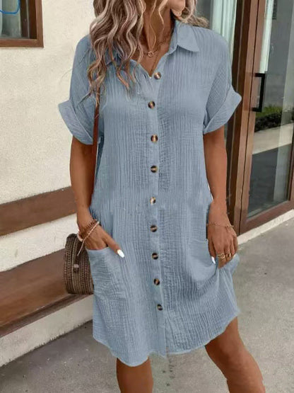 Robe Chemise Boutonnée | Maély™