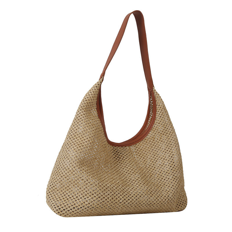 RaffiaLuxe™ – Sac Cabas Grande Capacité