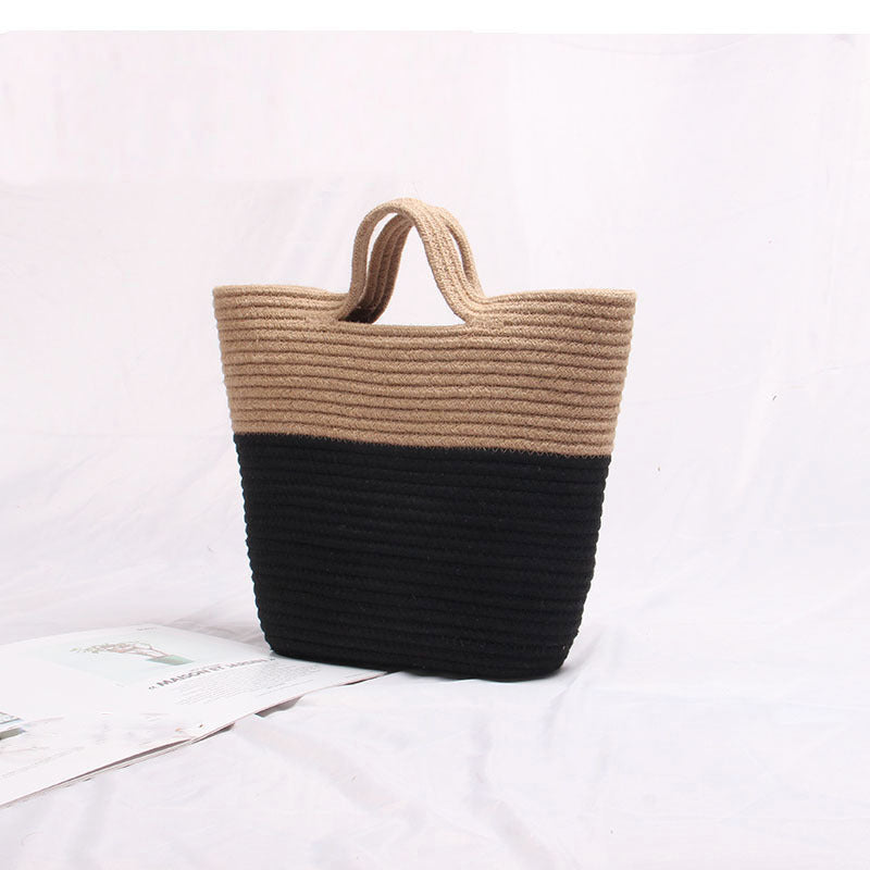 Bicolora™ – Sac en Paille Bicolore