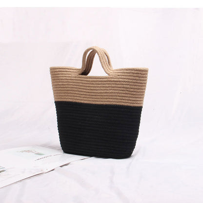 Bicolora™ – Sac en Paille Bicolore