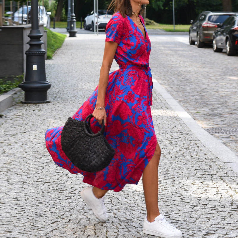 Robe à Motifs Tropicaux | Nora™