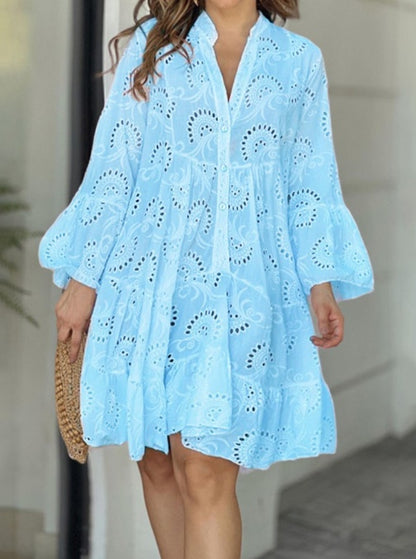 Soléna – Robe d’Été Chic Brodée