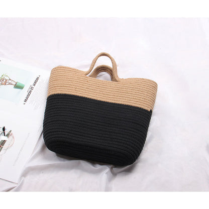 Bicolora™ – Sac en Paille Bicolore
