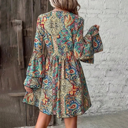Robe d’Été à Manches Évasées – Éliette™